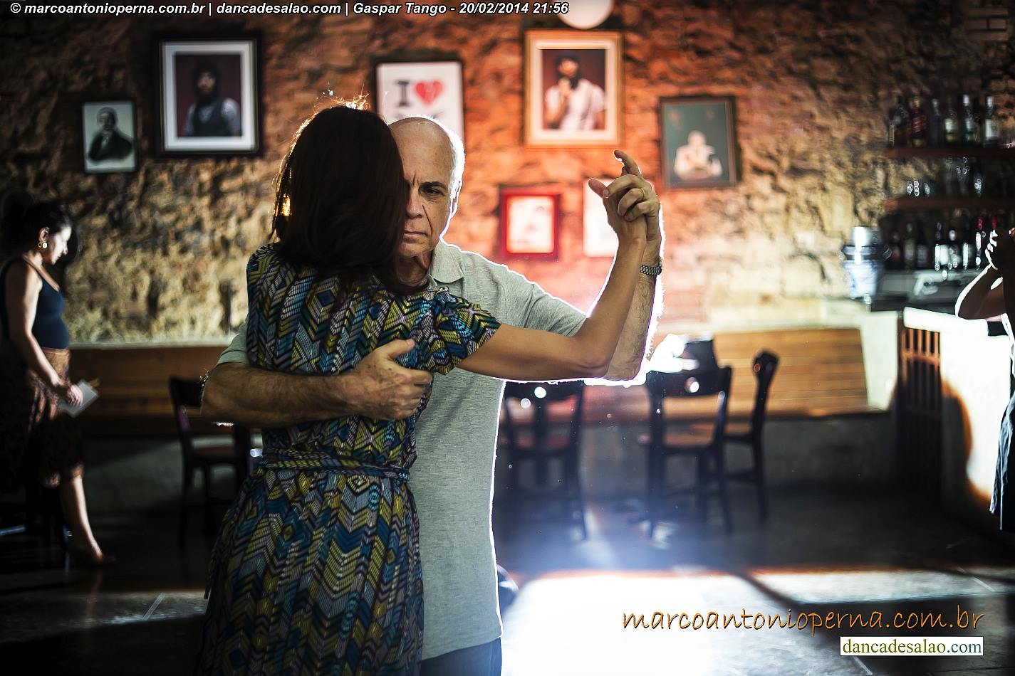 Baile de tango (Milonga) no bar Gaspar promovido por Javier Amaya e Patricia Amaya - Rio de Janeiro - RJ - 20.02.2014